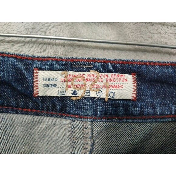 Silver 1921 Jeans Womens 25/32 Blue Denim Japanese Ringspun Skinny Leg Low Rise - Picture 7 of 10